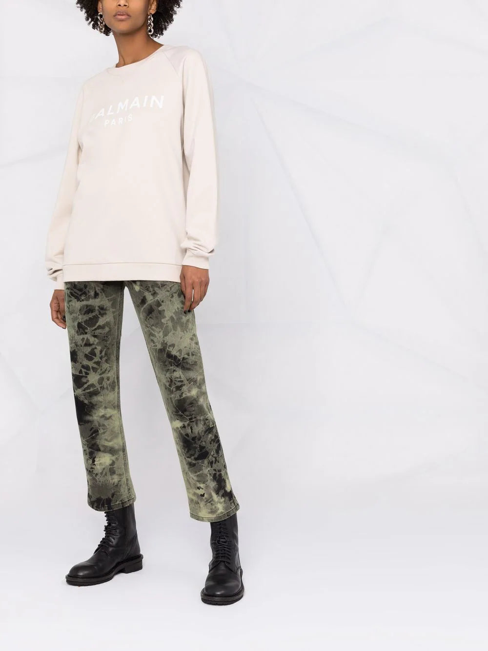 Balmain logo-print sweatshirt - Image 2