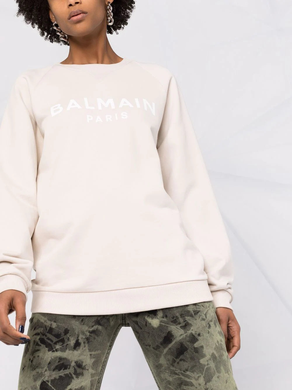 Balmain logo-print sweatshirt - Image 4