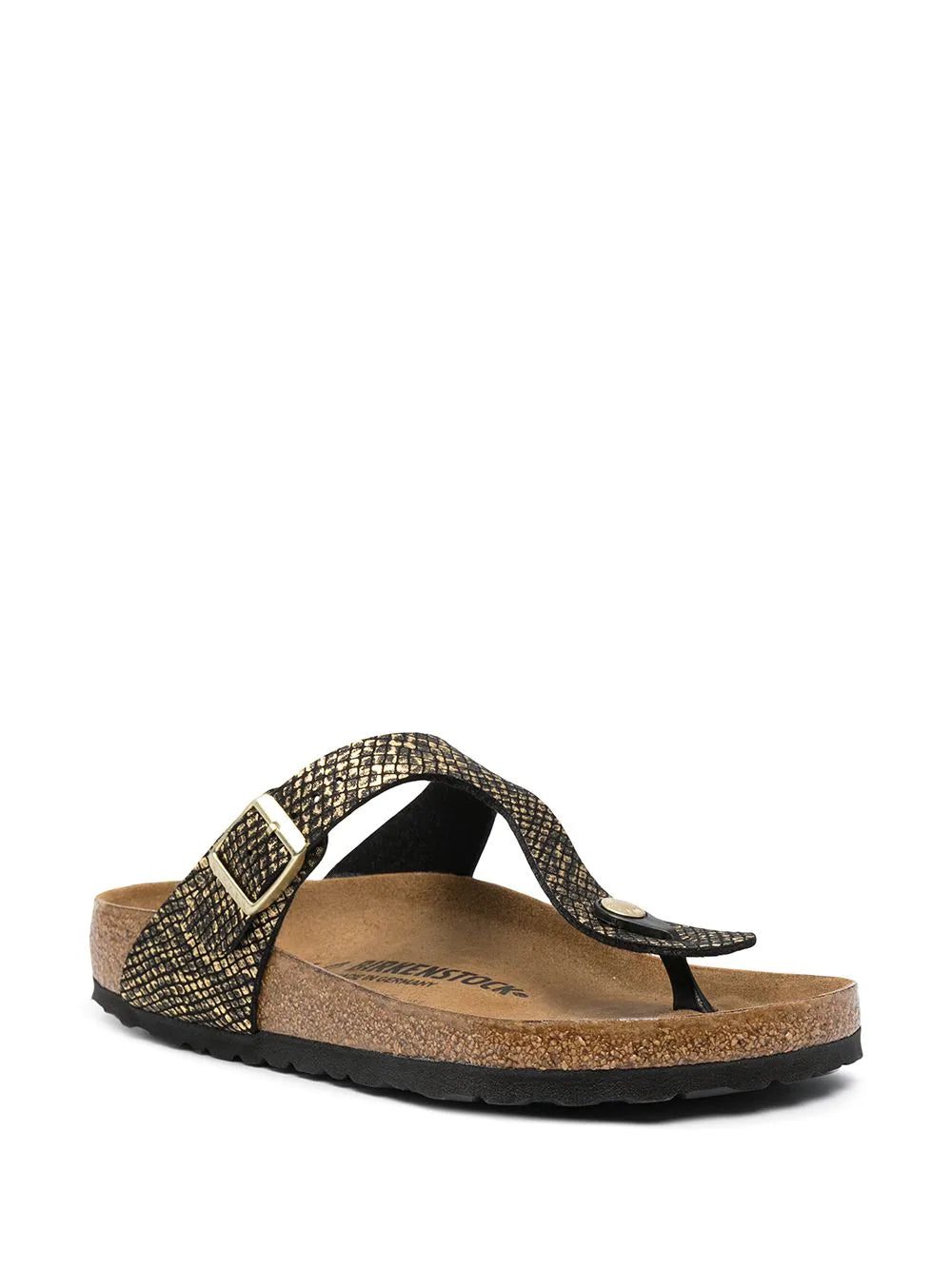 Birkenstock Gizeh snakeskin-effect sandals - Image 2