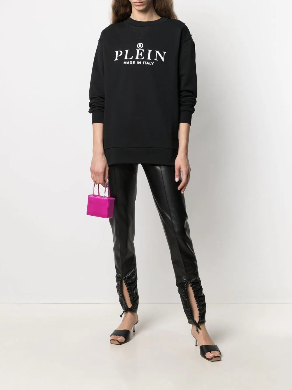 Philipp Plein logo-print cotton sweatshirt - Image 2