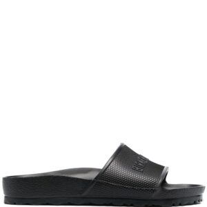 Birkenstock  embossed-logo sliders