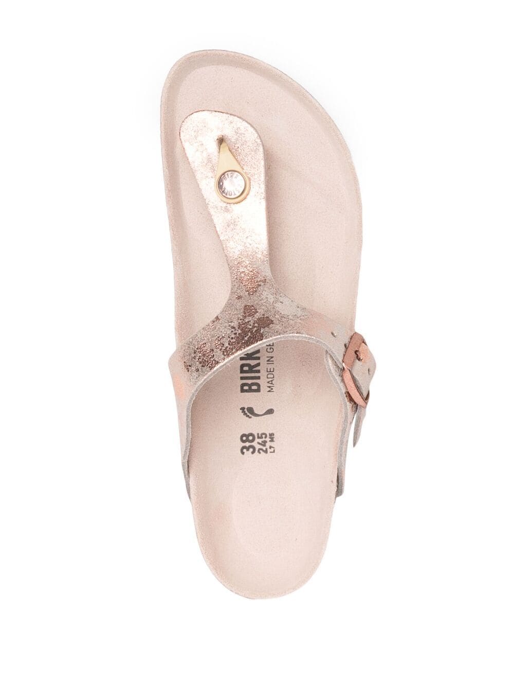 Birkenstock marble-print flip flops - Image 4