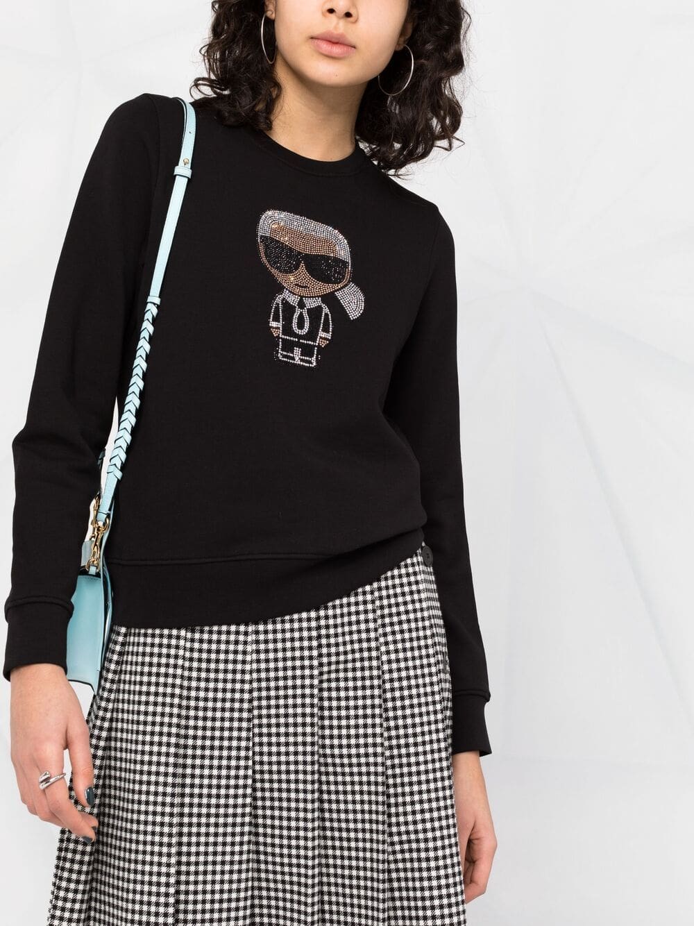 Karl Lagerfeld K/Ikonik sparkle sweatshirt - Image 5