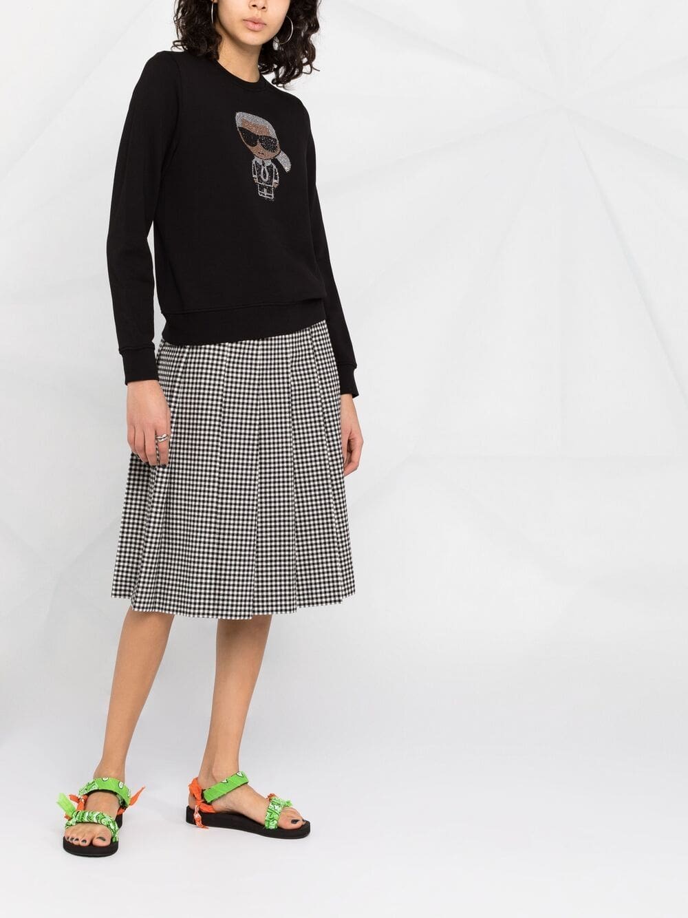 Karl Lagerfeld K/Ikonik sparkle sweatshirt - Image 4