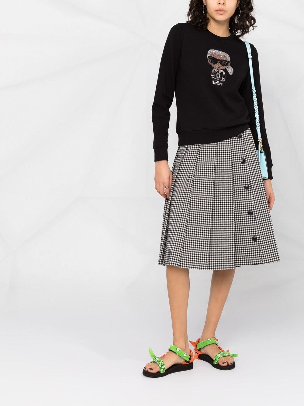 Karl Lagerfeld K/Ikonik sparkle sweatshirt - Image 2