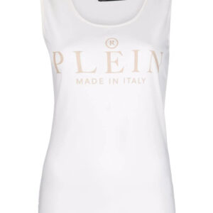 Philipp Plein logo-print tank top