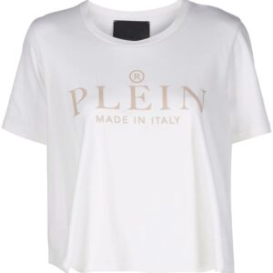 Philipp Plein  Iconic Plein short-sleeve cropped T-shirt
