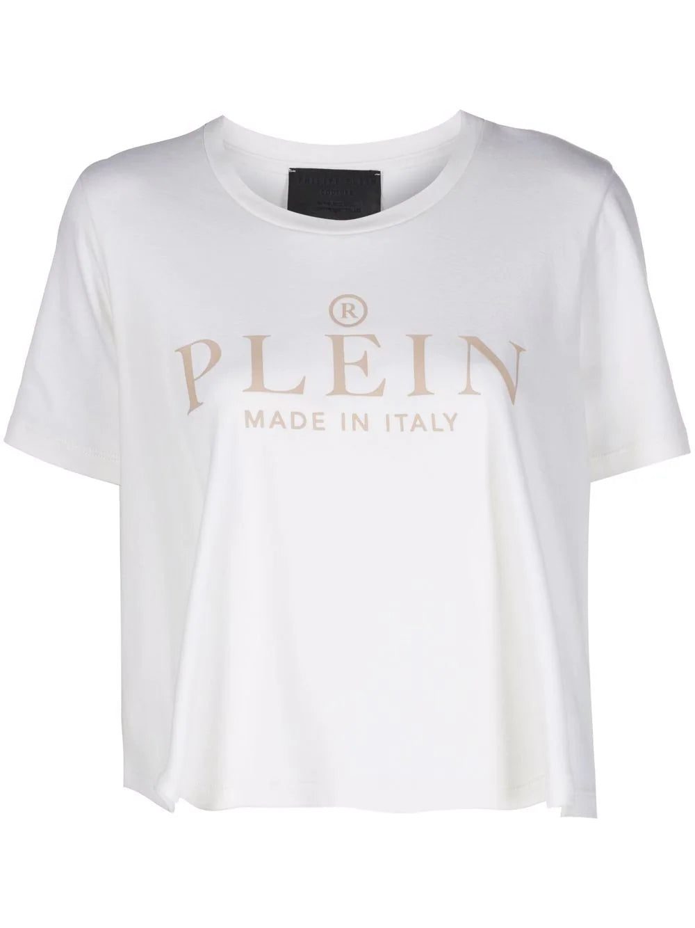 Philipp Plein Iconic Plein short-sleeve cropped T-shirt