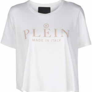 Philipp Plein  Iconic Plein short-sleeve cropped T-shirt