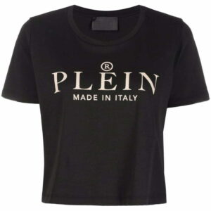 Philipp Plein  Iconic Plein short-sleeve cropped T-shirt
