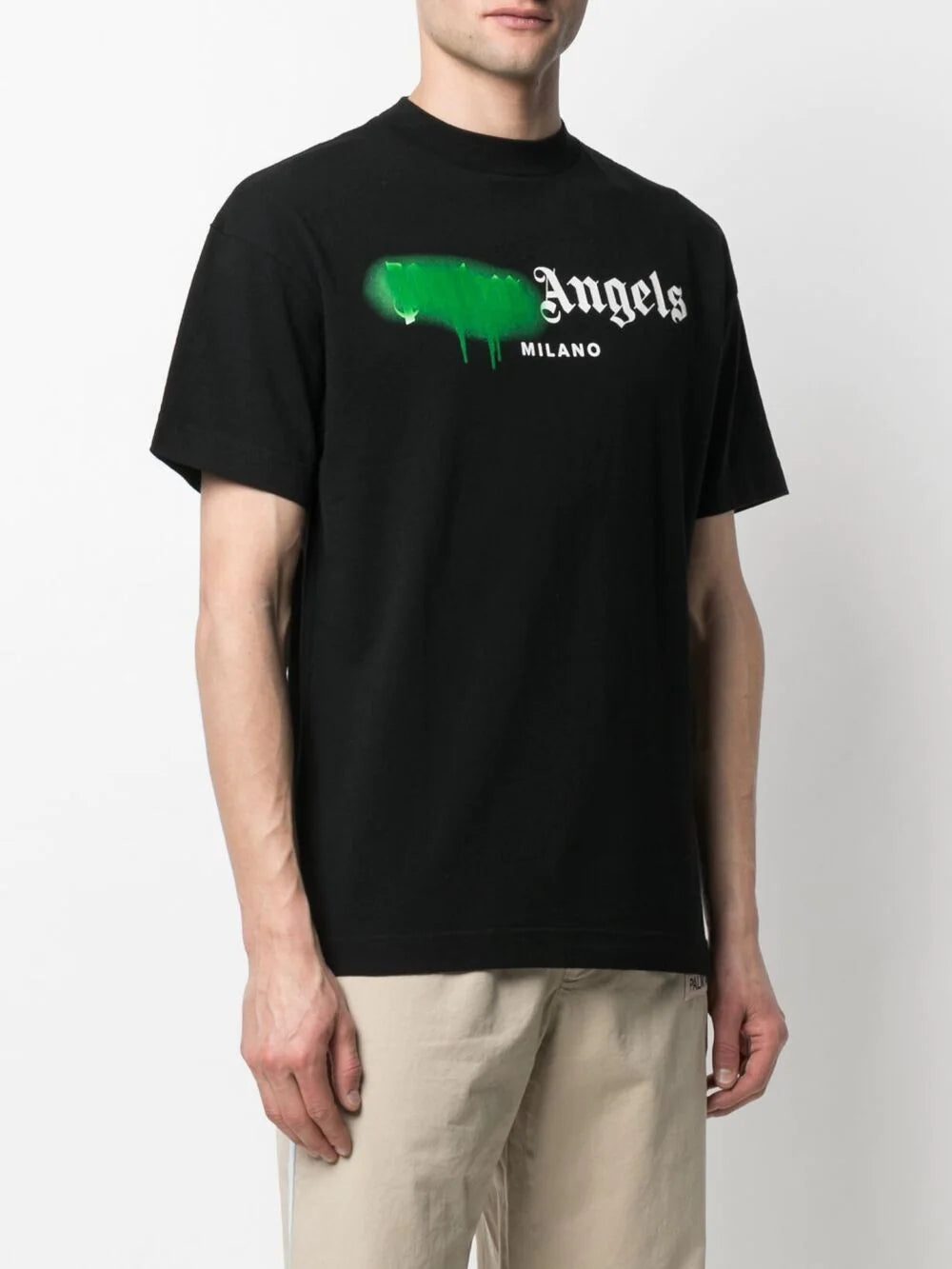 Palm Angels sprayed logo cotton T-shirt - Image 3