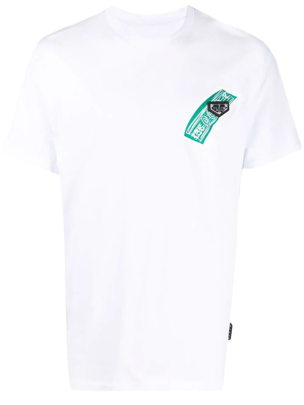 Philipp Plein cheque-print round neck T-shirt
