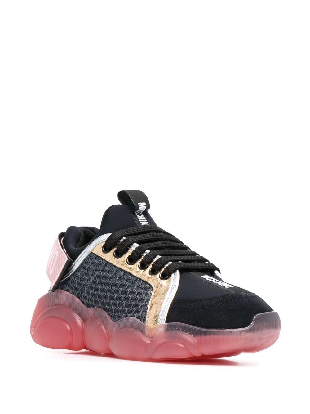 Moschino Logo Tape Teddy Bear sole sneakers - Image 2