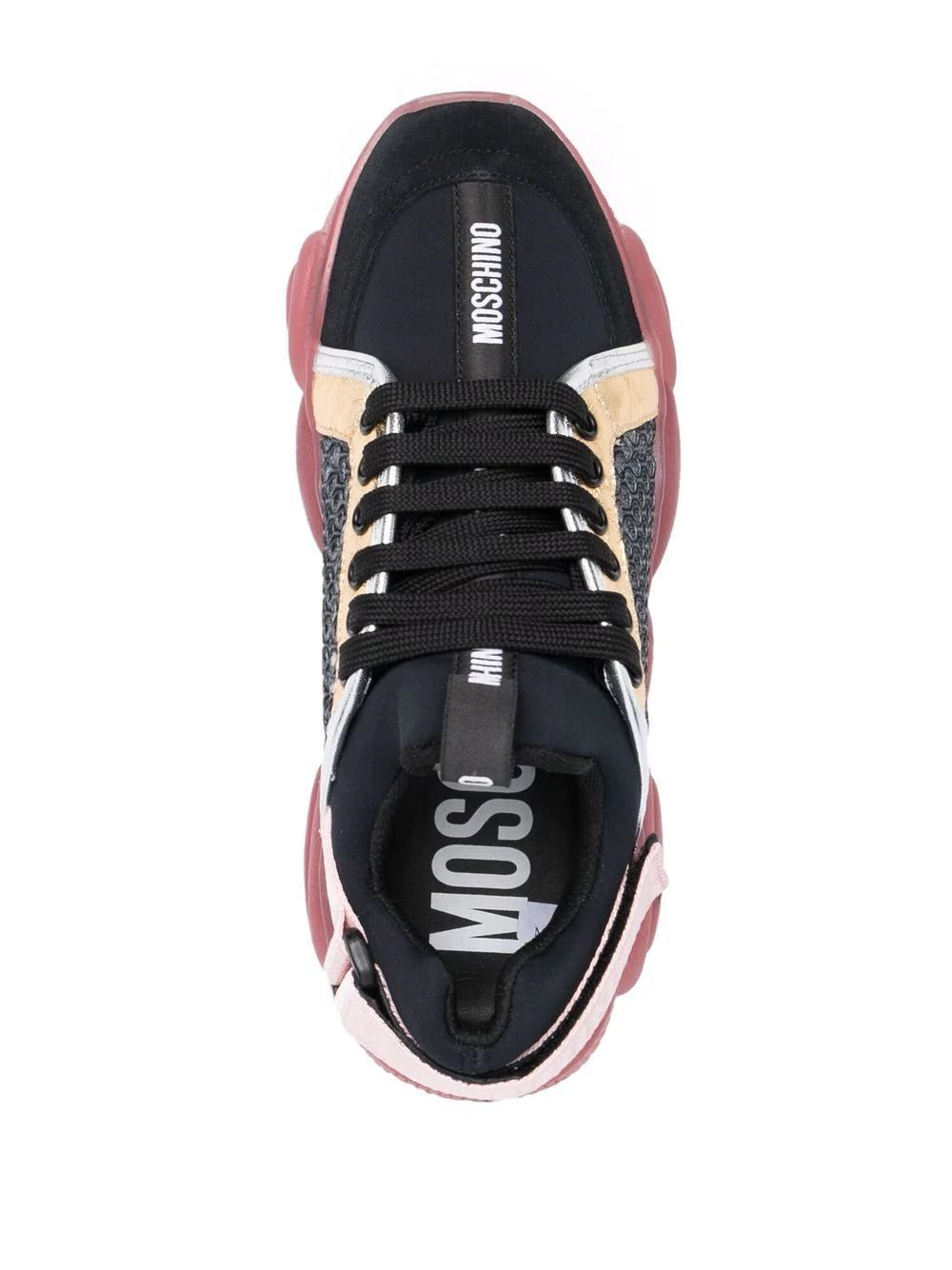 Moschino Logo Tape Teddy Bear sole sneakers - Image 4