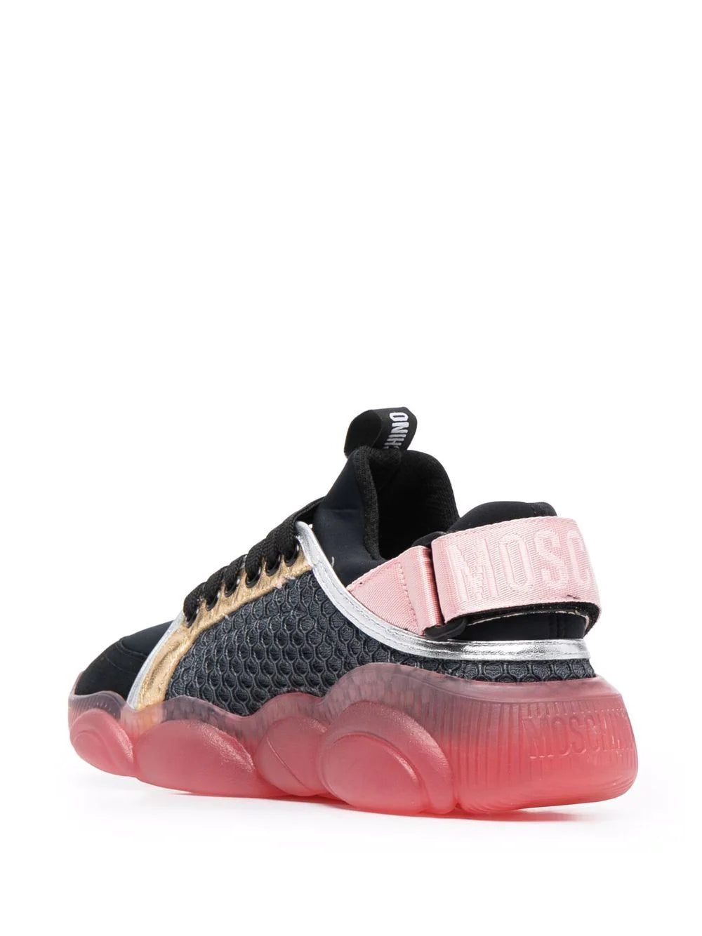 Moschino Logo Tape Teddy Bear sole sneakers - Image 3