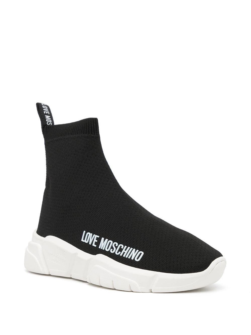 Love Moschino logo-print slip-on sneakers - Image 2