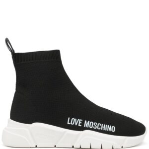 Love Moschino logo-print slip-on sneakers