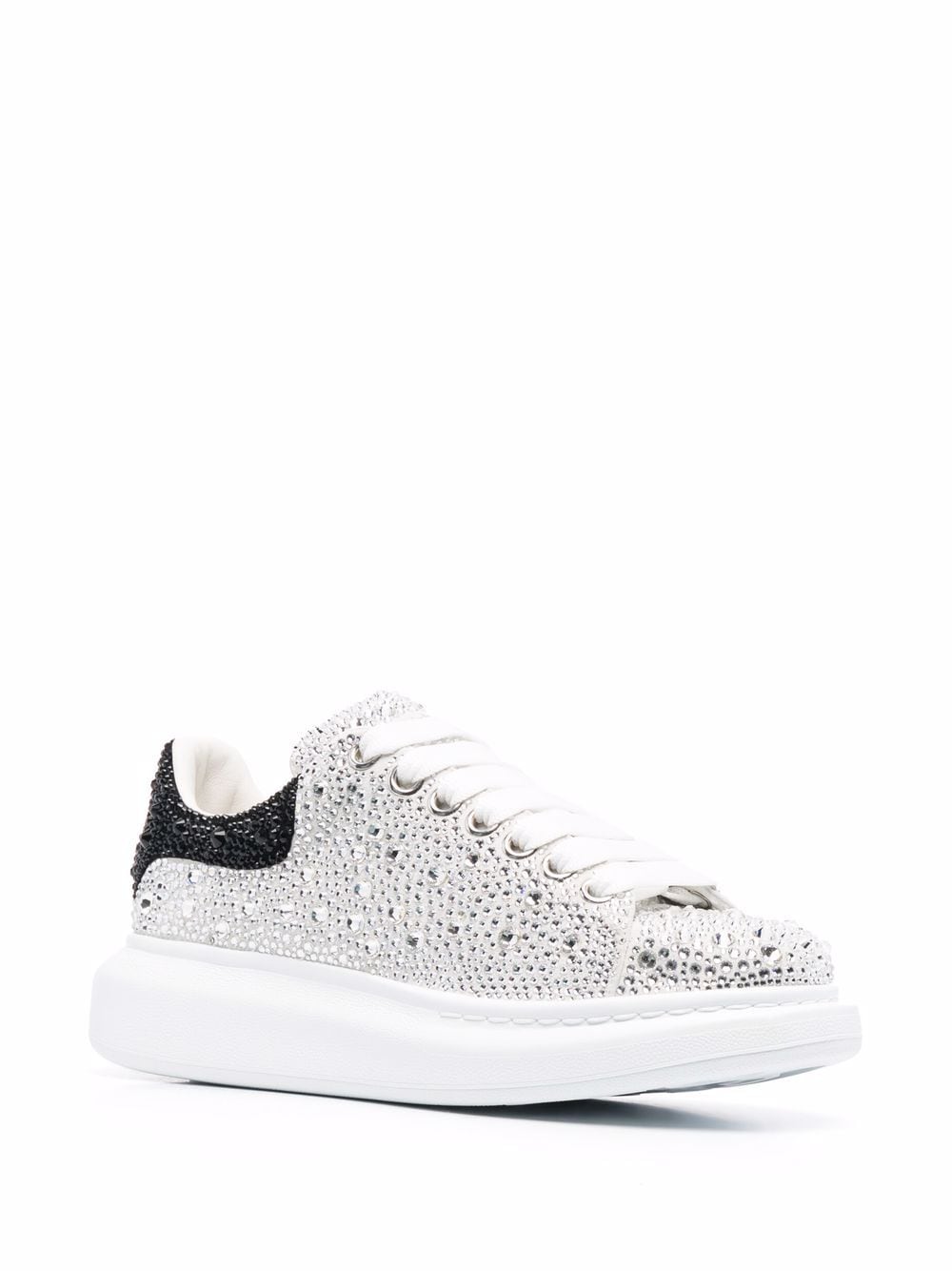 Alexander McQueen Oversized crystal-embellished sneakers - Image 2