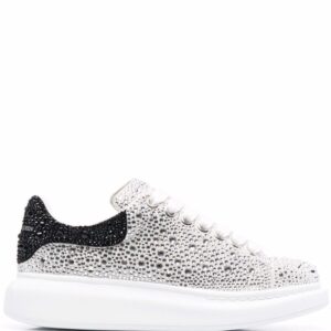 Alexander McQueen Oversized crystal-embellished sneakers