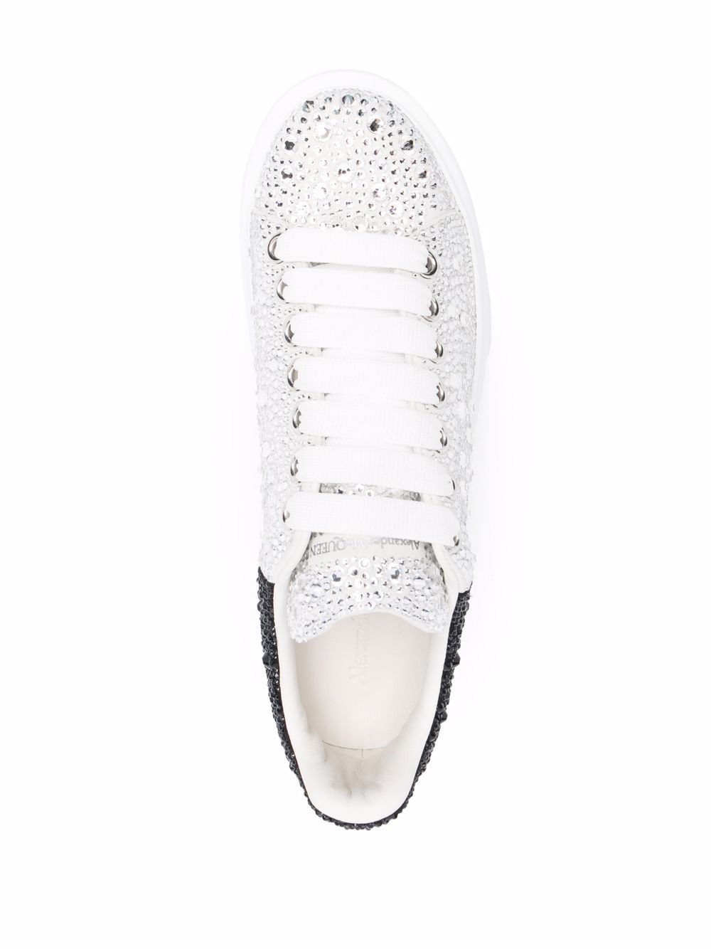 Alexander McQueen Oversized crystal-embellished sneakers - Image 4