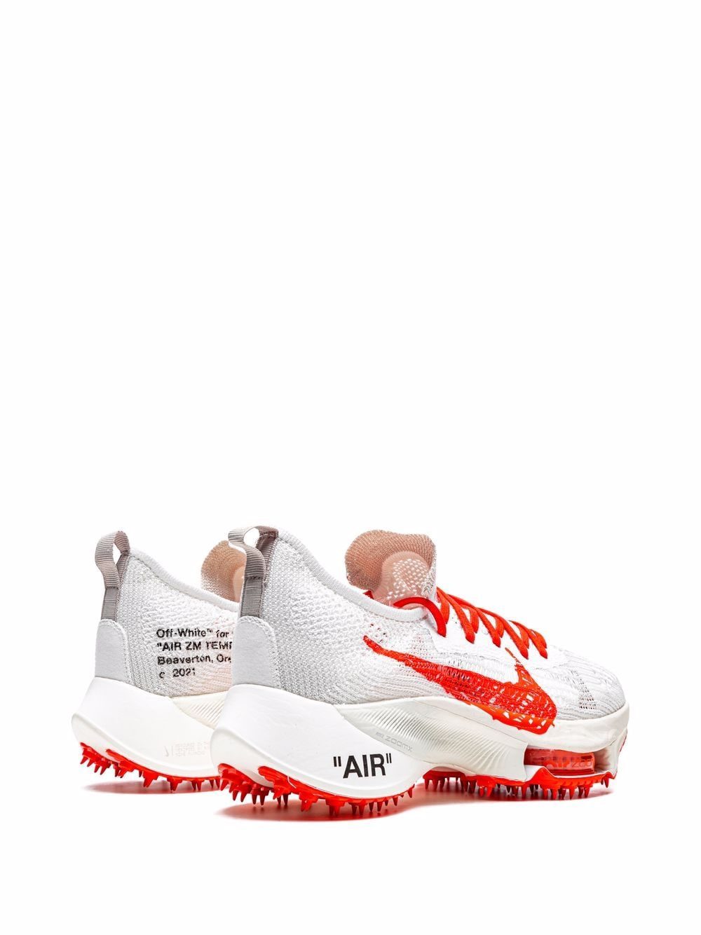Nike X Off-White x Off-White Air Zoom Tempo NEXT% sneakers "Solar Red" - Image 3