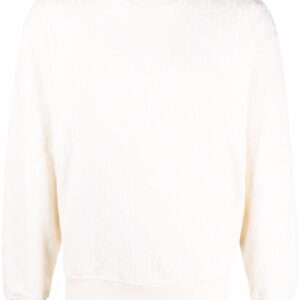 Karl Lagerfeld flocked monogram sweatshirt