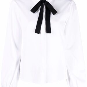 Karl Lagerfeld detachable-tie cotton jersey shirt