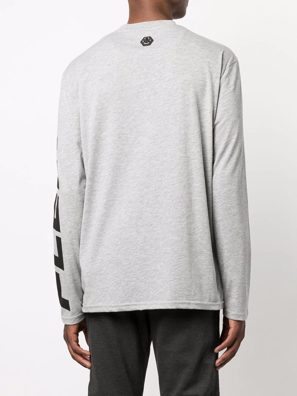 Philipp Plein logo-print long-sleeved T-shirt - Image 4