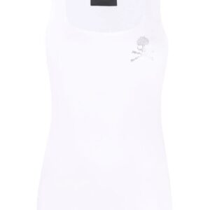 Philipp Plein  rhinestone-embellished skull top