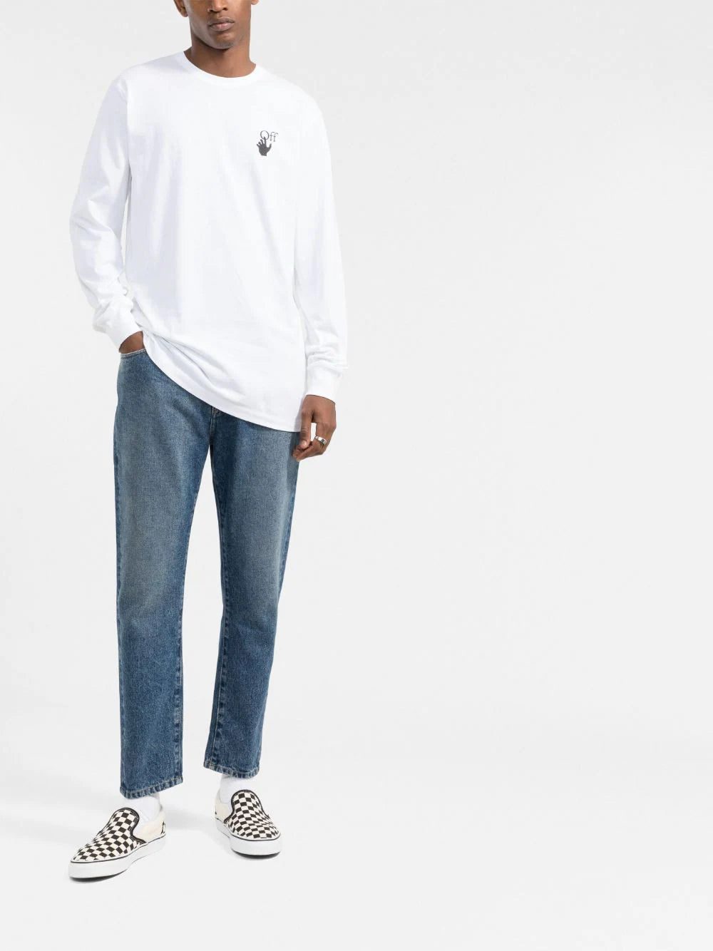 Off-White Caravaggio-print long-sleeve T-shirt - Image 2