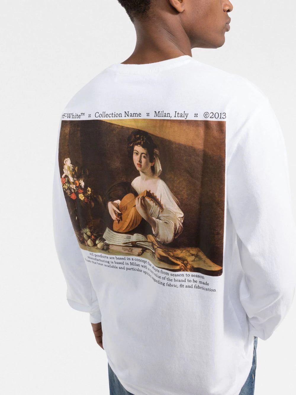 Off-White Caravaggio-print long-sleeve T-shirt - Image 3