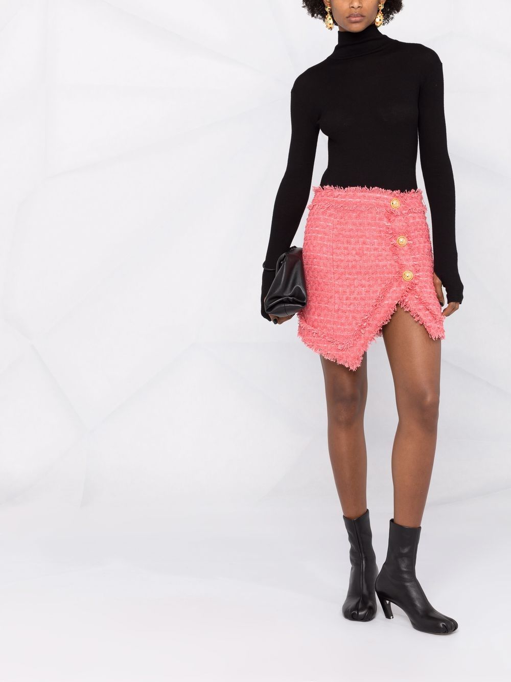 Balmain textured-tweed mini skirt - Image 2