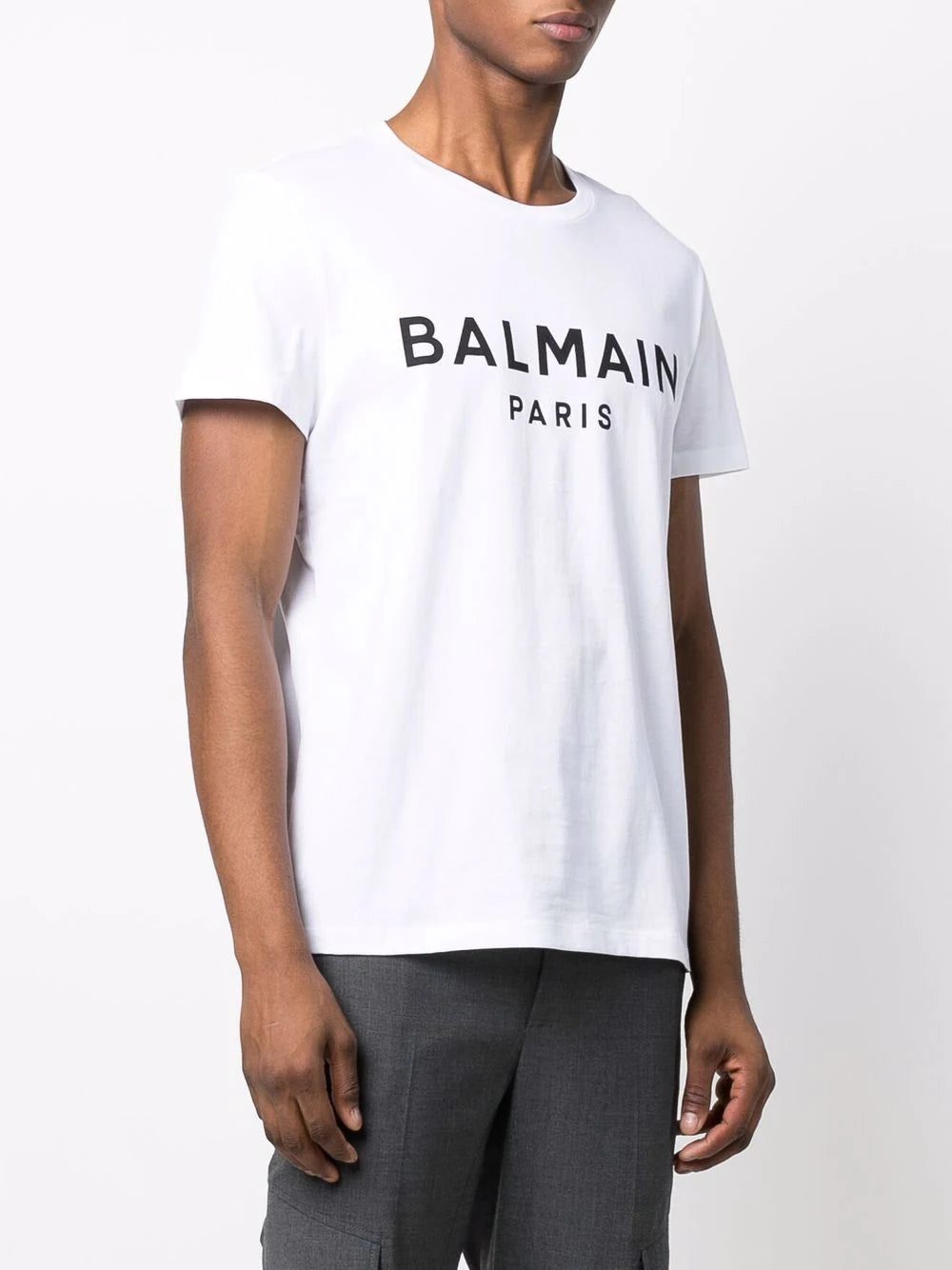 Balmain logo-print cotton T-shirt - Image 3