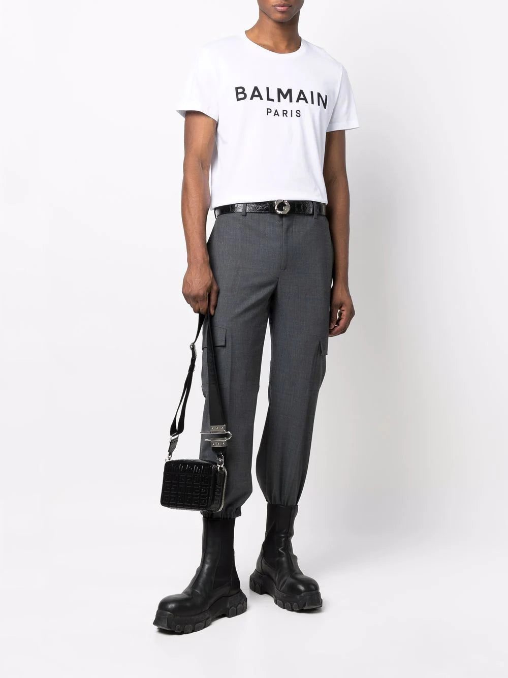 Balmain logo-print cotton T-shirt - Image 2