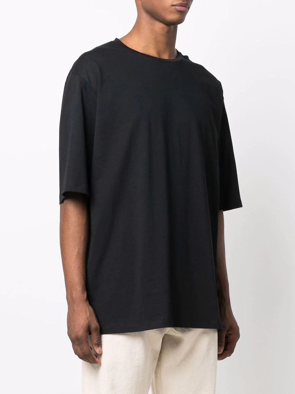 Balmain side logo-print oversize T-shirt - Image 3