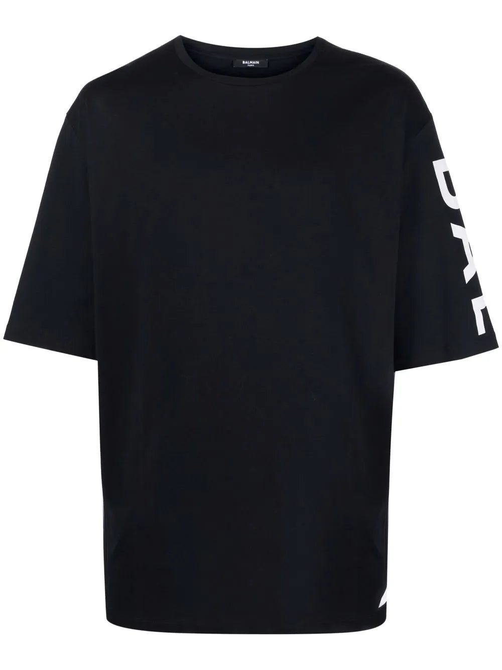 Balmain side logo-print oversize T-shirt