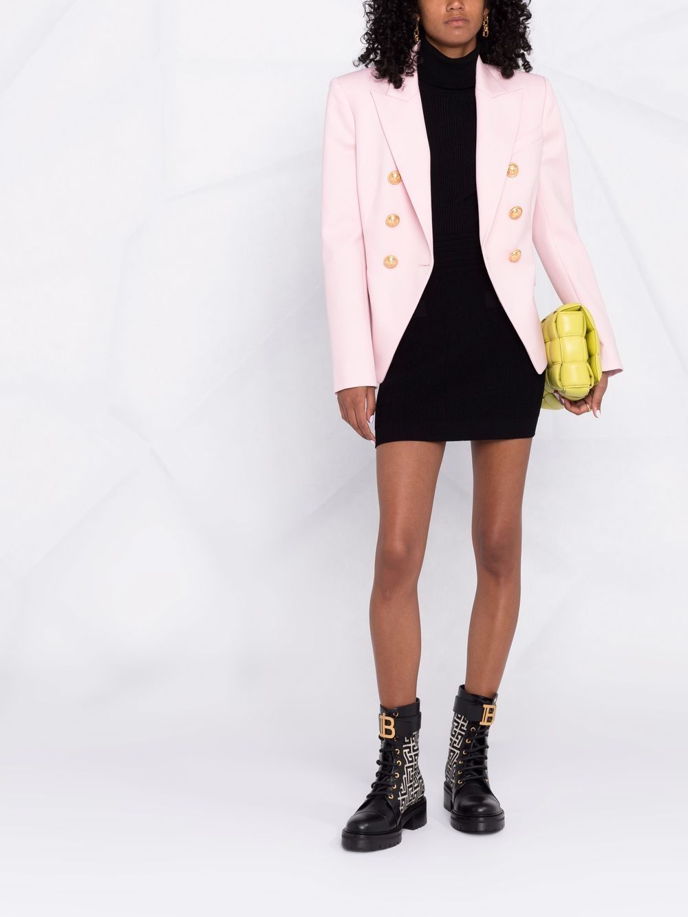 Balmain decorative button mini skirt - Image 2