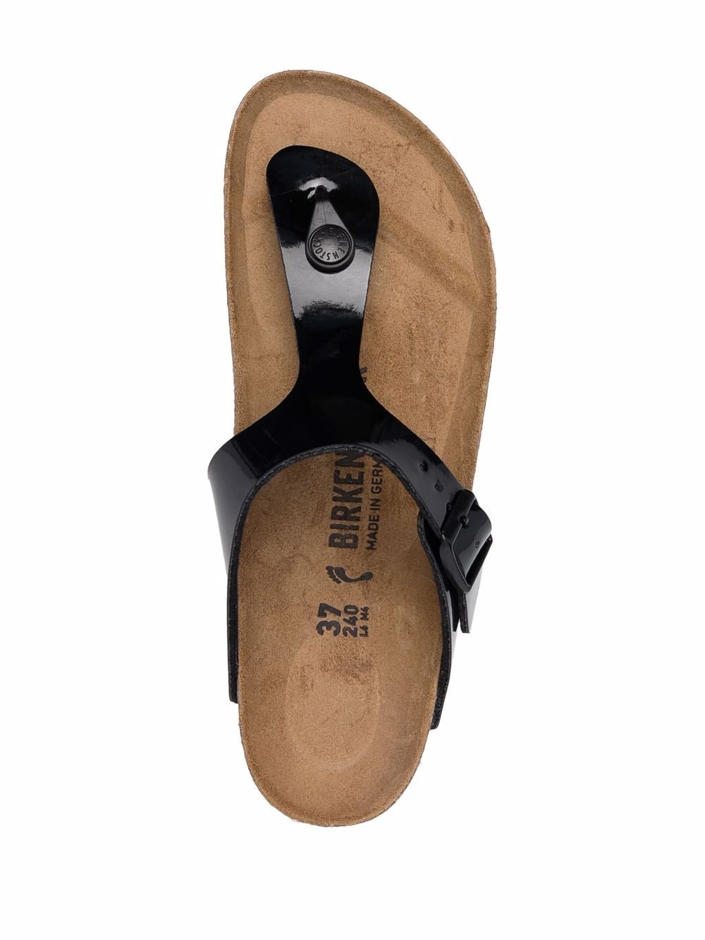 Birkenstock Gizeh patent-leather sandals - Image 4