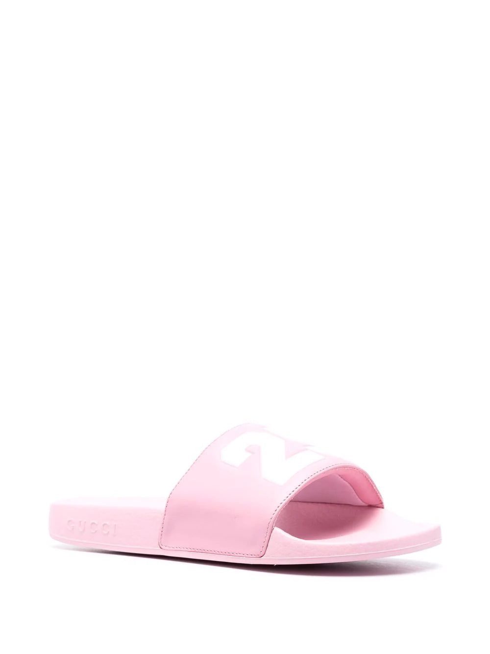 Gucci Pursuit leather slides - Image 2