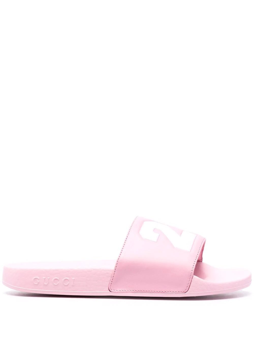 Gucci Pursuit leather slides