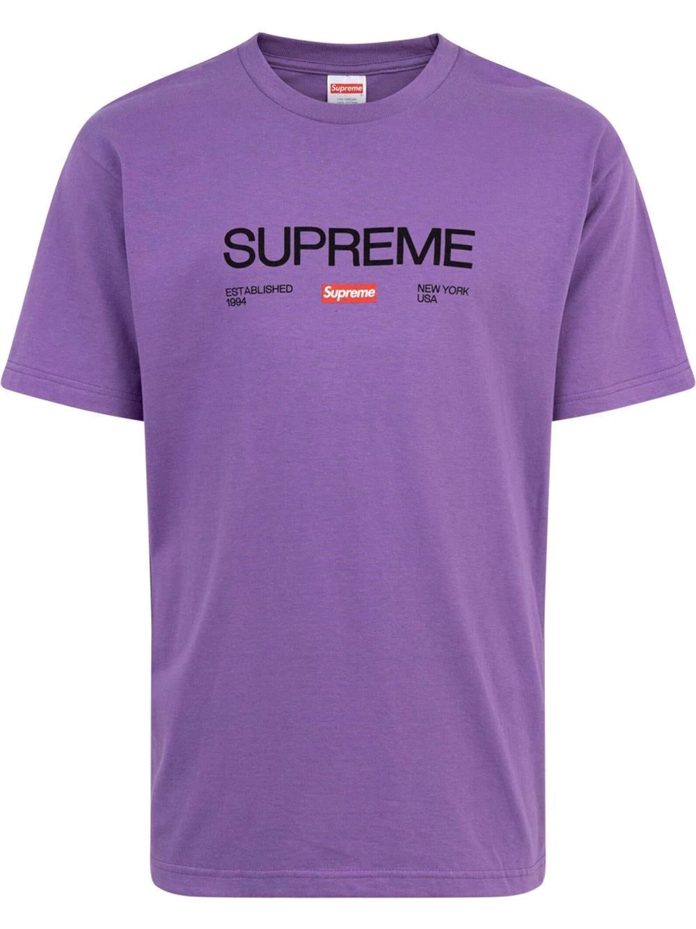 Supreme Est 1994 logo-print T-shirt