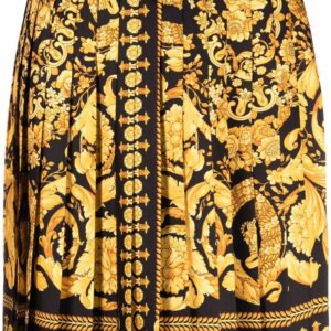 Versace Barocco pleated skirt