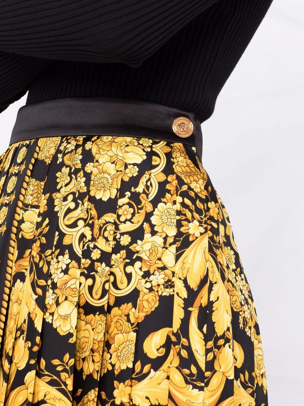 Versace Barocco pleated skirt - Image 3
