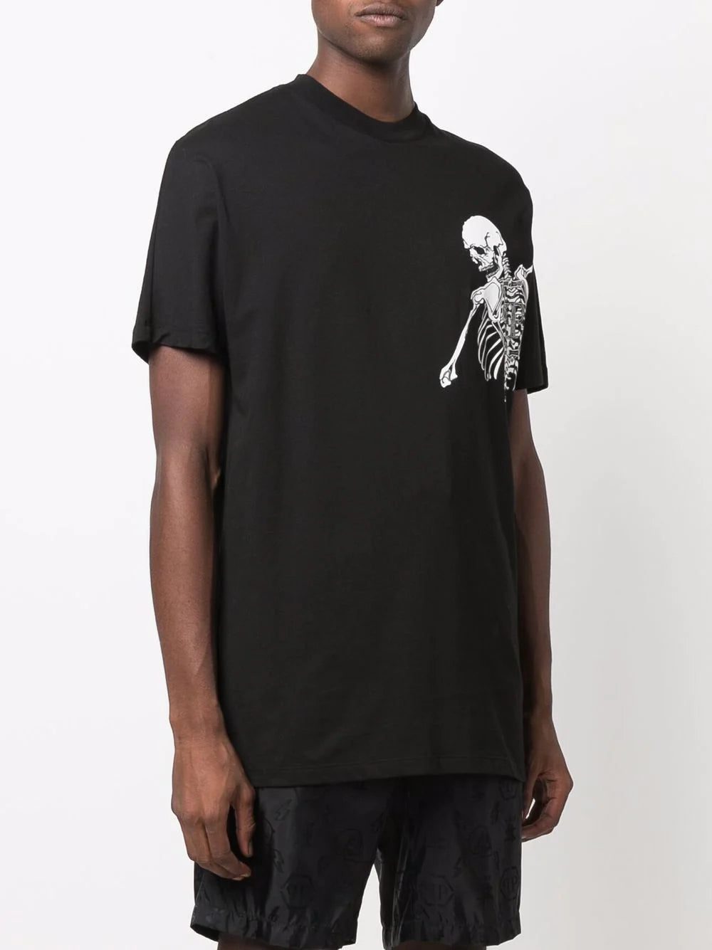 Philipp Plein Skeleton logo print T-shirt - Image 3