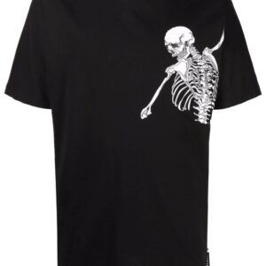 Philipp Plein  Skeleton logo print T-shirt