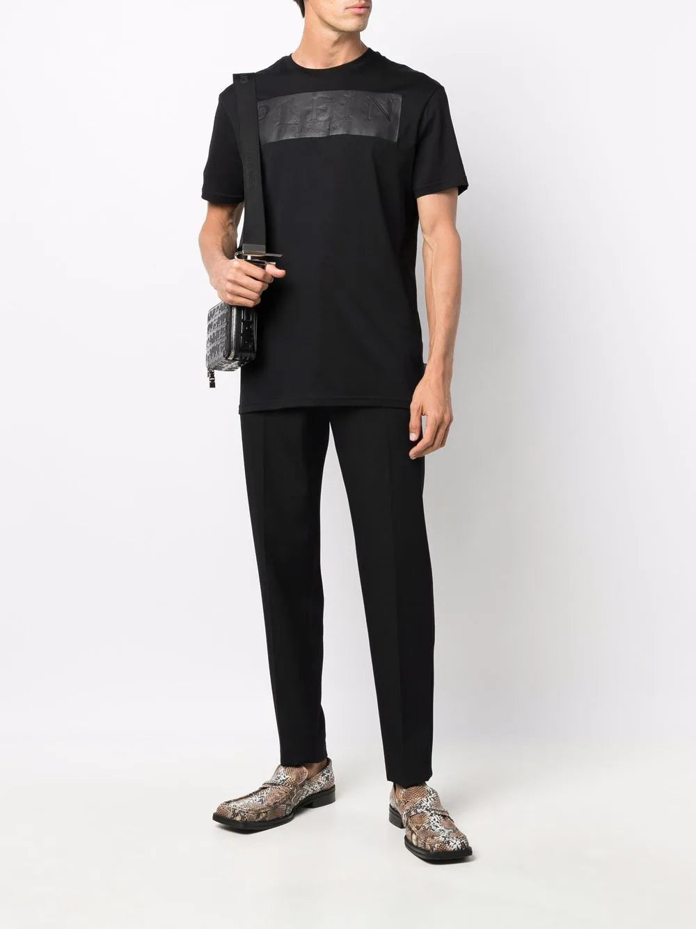 Philipp Plein Iconic Plein logo-print T-shirt - Image 3