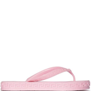 Versace  Greca-embossed flip flops