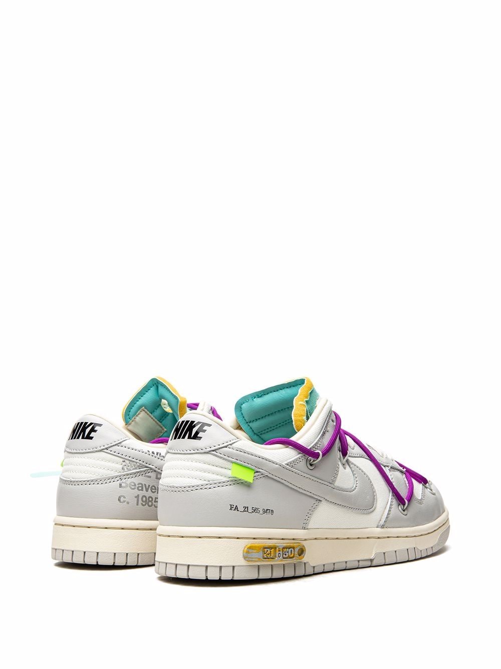 Nike X Off-White Dunk Low "Lot 21" sneakers - Image 3