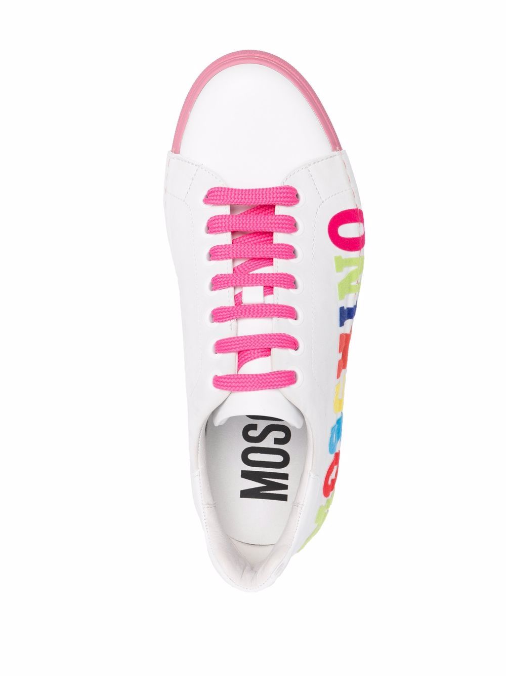 Moschino logo low-top sneakers - Image 4