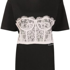 Alexander McQueen  Lace Corset T-shirt